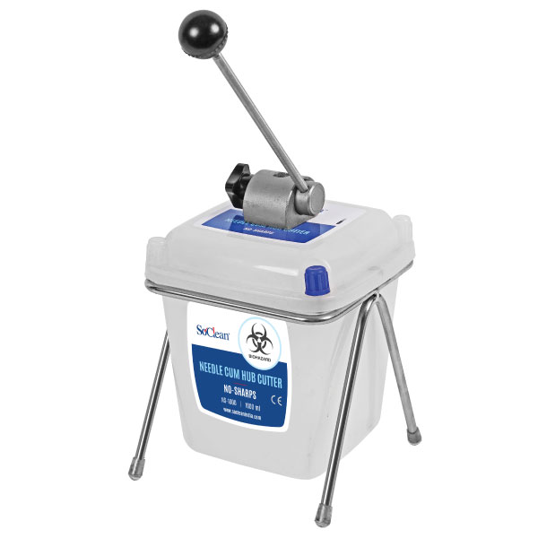 Needle hub destroyer