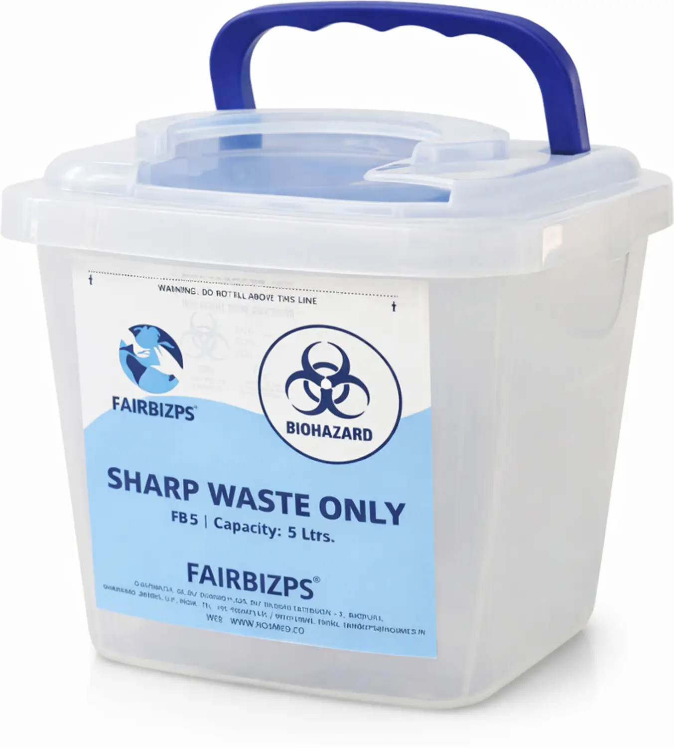 Sharps disposal container